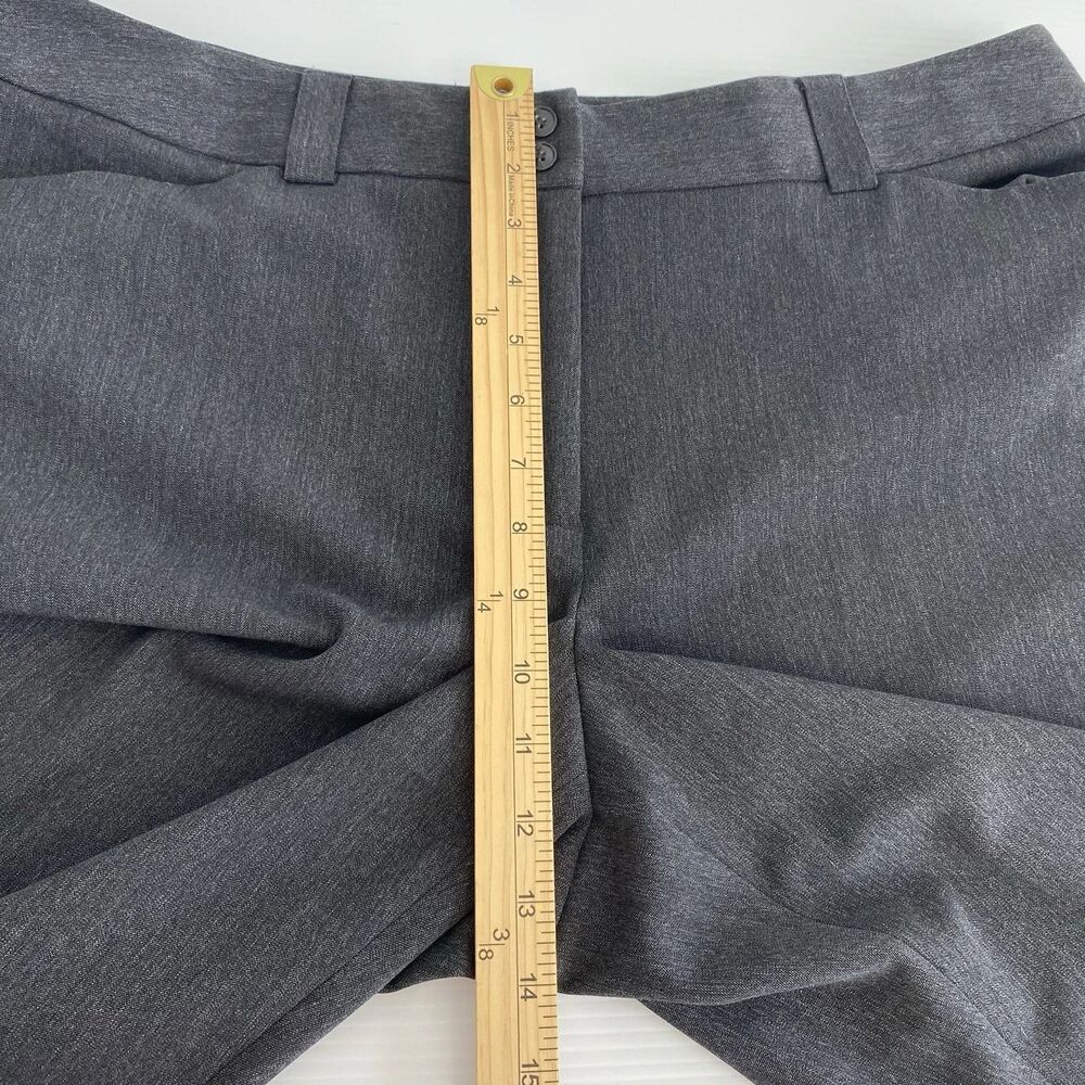 Lane Bryant Houston Dress Pants Heathered Black Woman's Plus Size 18 (Fit 39x31) - Picture 7 of 13